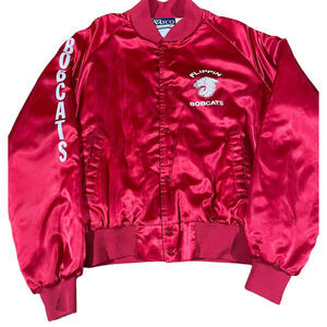 Red Nylon Bomber USA